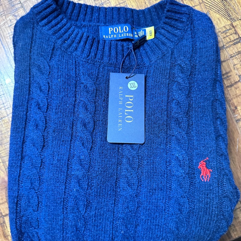 Polo by Ralph Lauren Navy Blue Men's Sweater